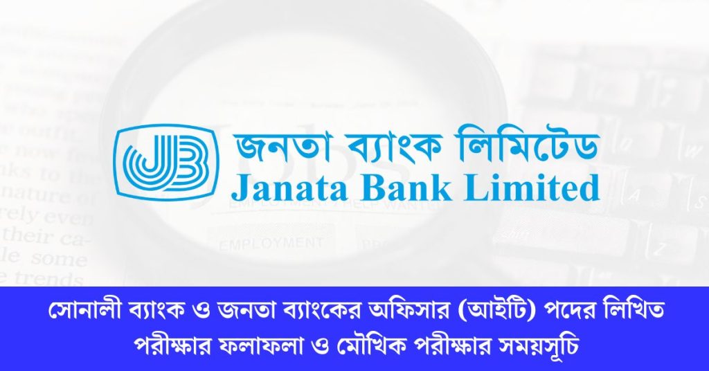 নতা ব্যাংক ফিনান্সিয়াল এনালিস্ট পদের পরীক্ষার সময়সূচি, মানবন্টন ও এডমিট কার্ড