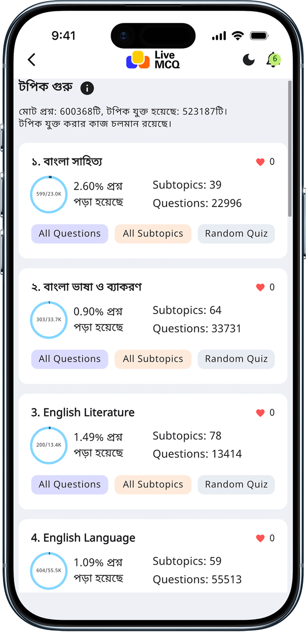App Screen Mockup 02 - Live MCQ